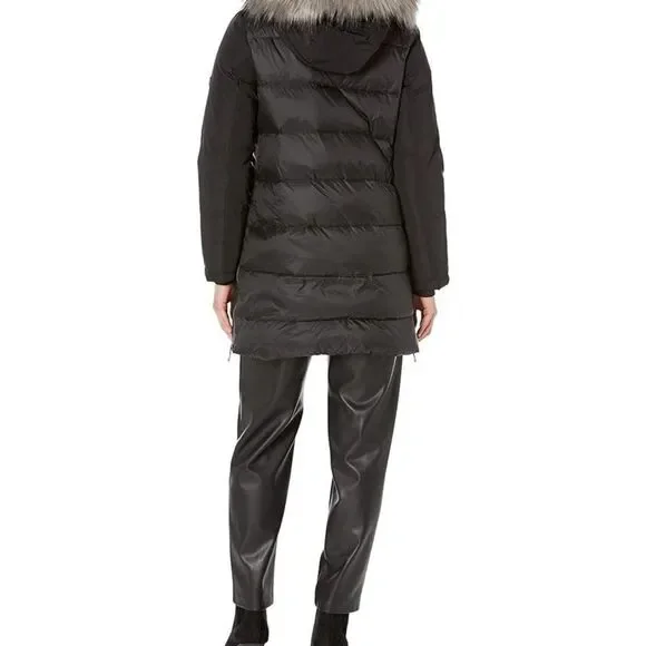 Vince Camuto Women's Heavyweight Warm Winter Parka Jacket Coat - Picture 3 of 11